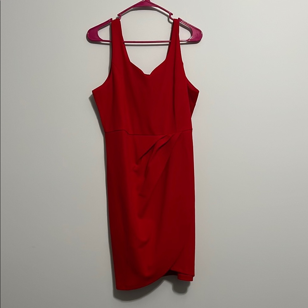 NWOT - Elegant Red Sleeveless Dress